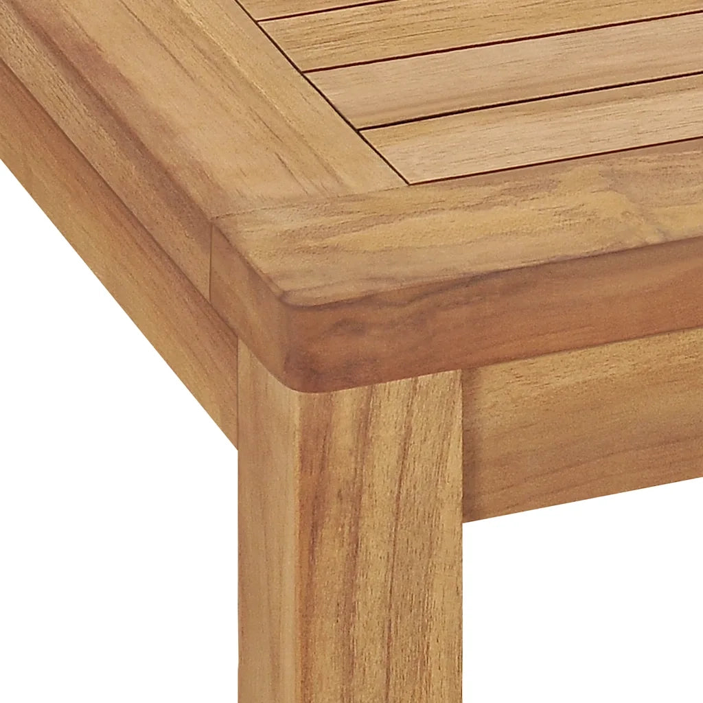 Tavolo da Pranzo da Giardino 140x80x77 cm in Massello di Teak cod mxl 53625