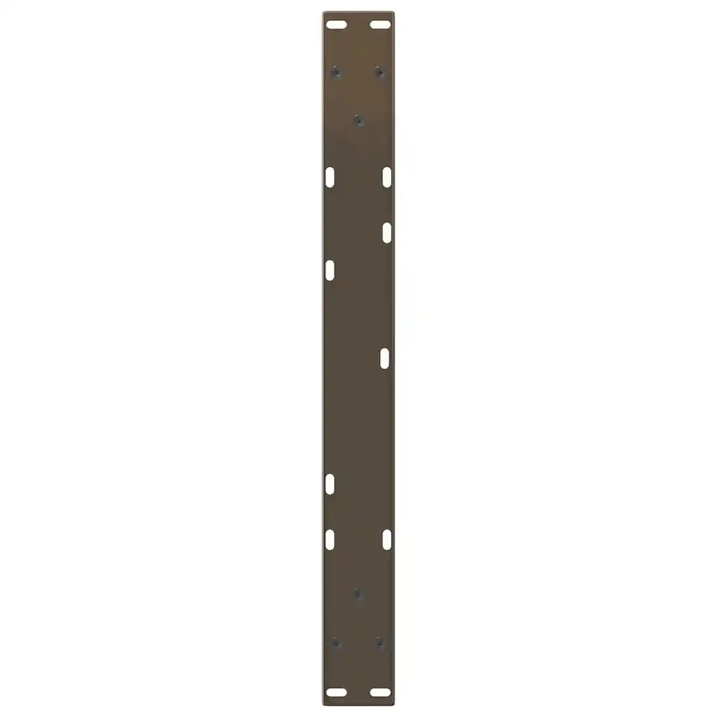 Gambe per Tavolino da CaffÃ¨ a Forma di V 2 pz Acciaio Naturale 60x(30-31,3) cm Acciaio
