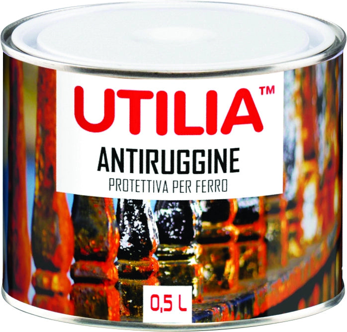 Utilia ANTIRUGGINE  ml. 500 Grigio 6.00 pz
