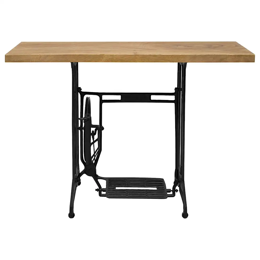 Tavolo Consolle Stile Macchina da Cucire 110x40x75 cm