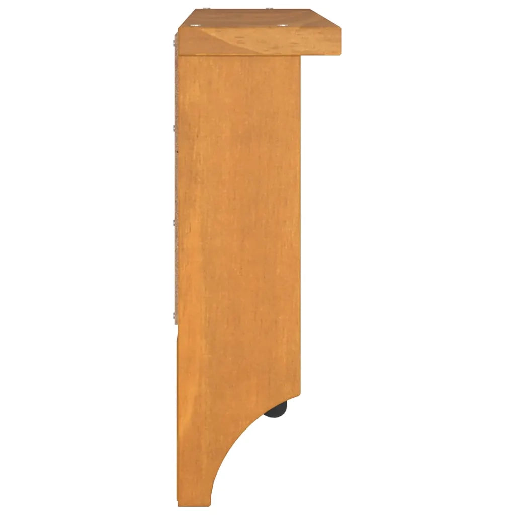 Appendiabiti da Parete SANDNES 45x12x35 cm in Legno di Pino CFW6273898