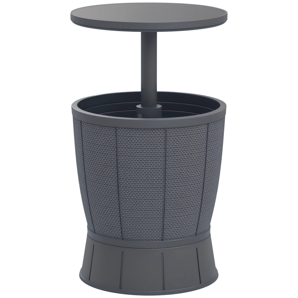 Tavolo da pranzo allungabile per esterno ¨C Zephmum ¨C Grigio, 90x200 cm