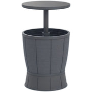 Tavolo da pranzo allungabile per esterno ¨C Zephmum ¨C Grigio, 90x200 cm