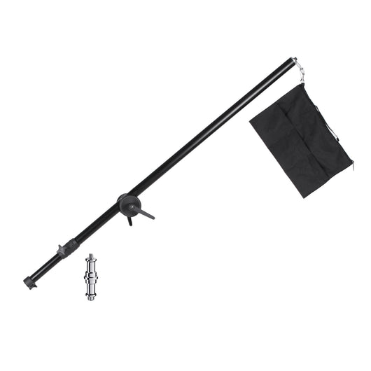Braccio per stativo a giraffa, con zavorra a borsa, estensibile 120-220 cm, carico max 8 kg, ideale per luci, flash, softbox