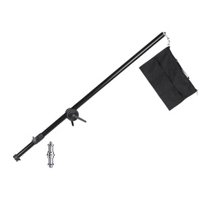 Braccio per stativo a giraffa, con zavorra a borsa, estensibile 120-220 cm, carico max 8 kg, ideale per luci, flash, softbox