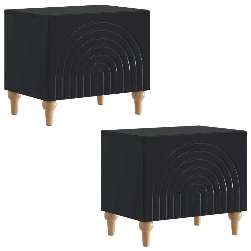 Mobile TV Nero Legno ingegnerizzato 896236