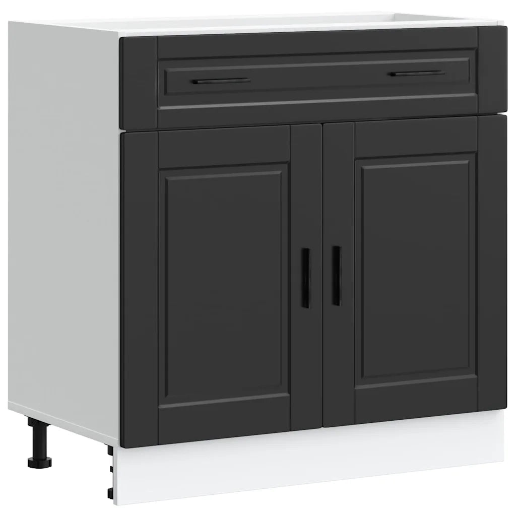 Base da Cucina-Mobile Base da Cucina Porto Nero in Legno Multistrato 149531