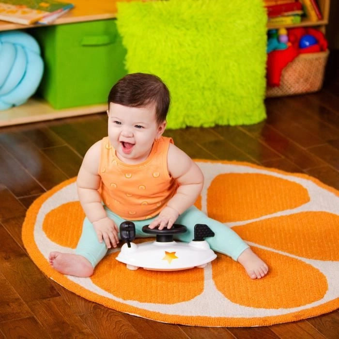 BRIGHT STARTS Camminatore 3 in 1, macchinina, 3 modalità di gioco in evoluzione, rosso