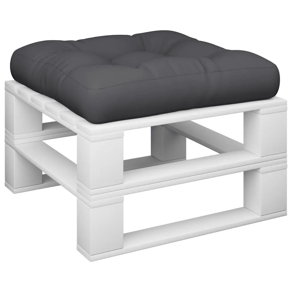 Cuscino per pallet | Cuscini per sedie Nero 60x60x12 cm in Tessuto