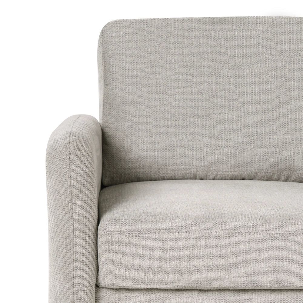 Divano a 2 posti in tessuto grigio imbottito con contenitore Spesso imbottito Mobili da soggiorno in stile moderno