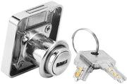 Chiusura a scorrimento per cassetti robusta - con chiave - anti-ossidativa - duratura - sicura - adatta per cassetti/porte - serrature