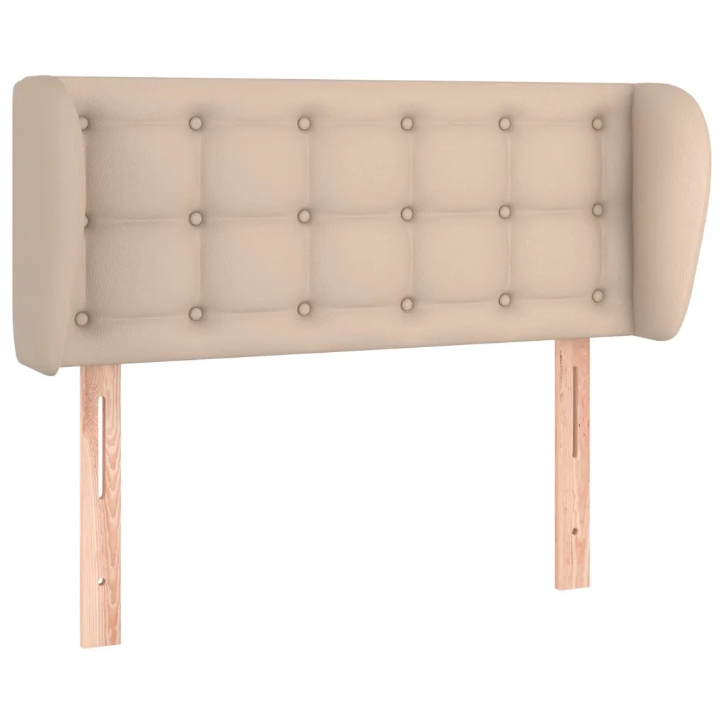 Testiera ad Orecchio-Testata con Orecchie Cappuccino 83x23x78/88 cm in Similpelle 848928