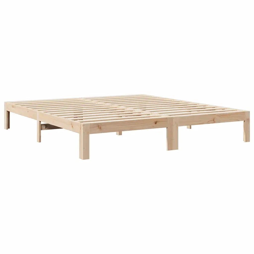 Giroletto senza Materasso 180x200 cm in Legno Massello di Pino 859223