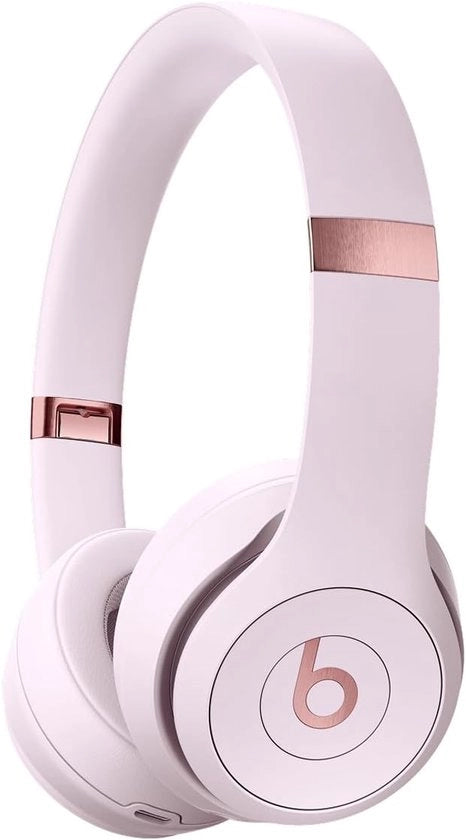 Cuffie On-Ear Bluetooth Senza Fili con 50 Ore di Ascolto Continuo – Rosa Pastello