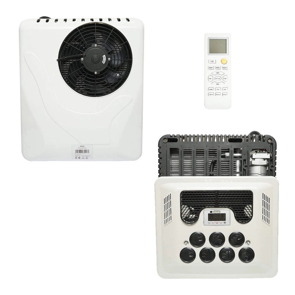 Climatizzatore fisso per macchinari industriali – 24V, 2300W, 7850 BTU, con telecomando