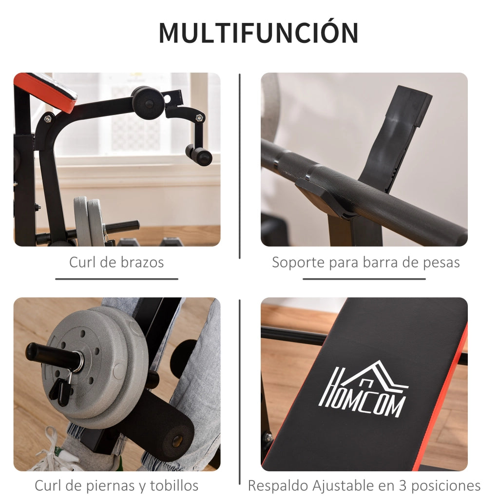 Panchetta Allenamento Multifunzionale ¨C zephmum ¨C Nero