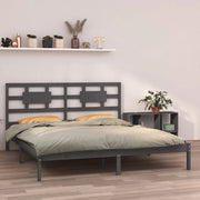 Giroletto Grigio in Legno Massello 200x200 cm