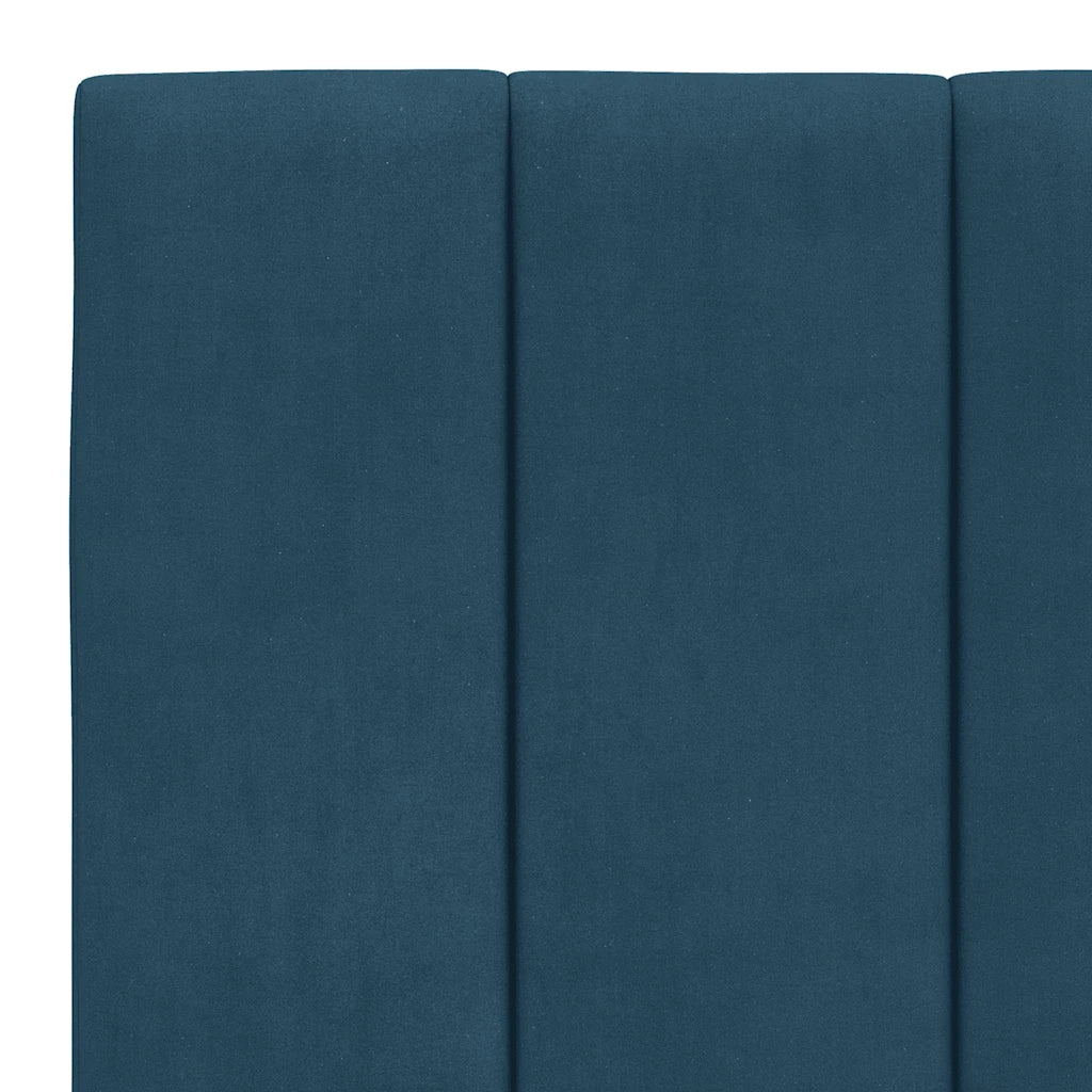 Giroletto senza Materasso Hanko Blu 180x200 cm in Velluto 3207865