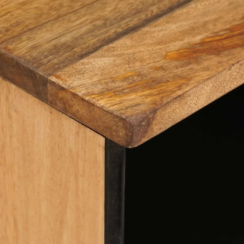 Mobile TV-Credenza per TV Marrone 80 x 33 x 46 cm Legno di mango massello 116267