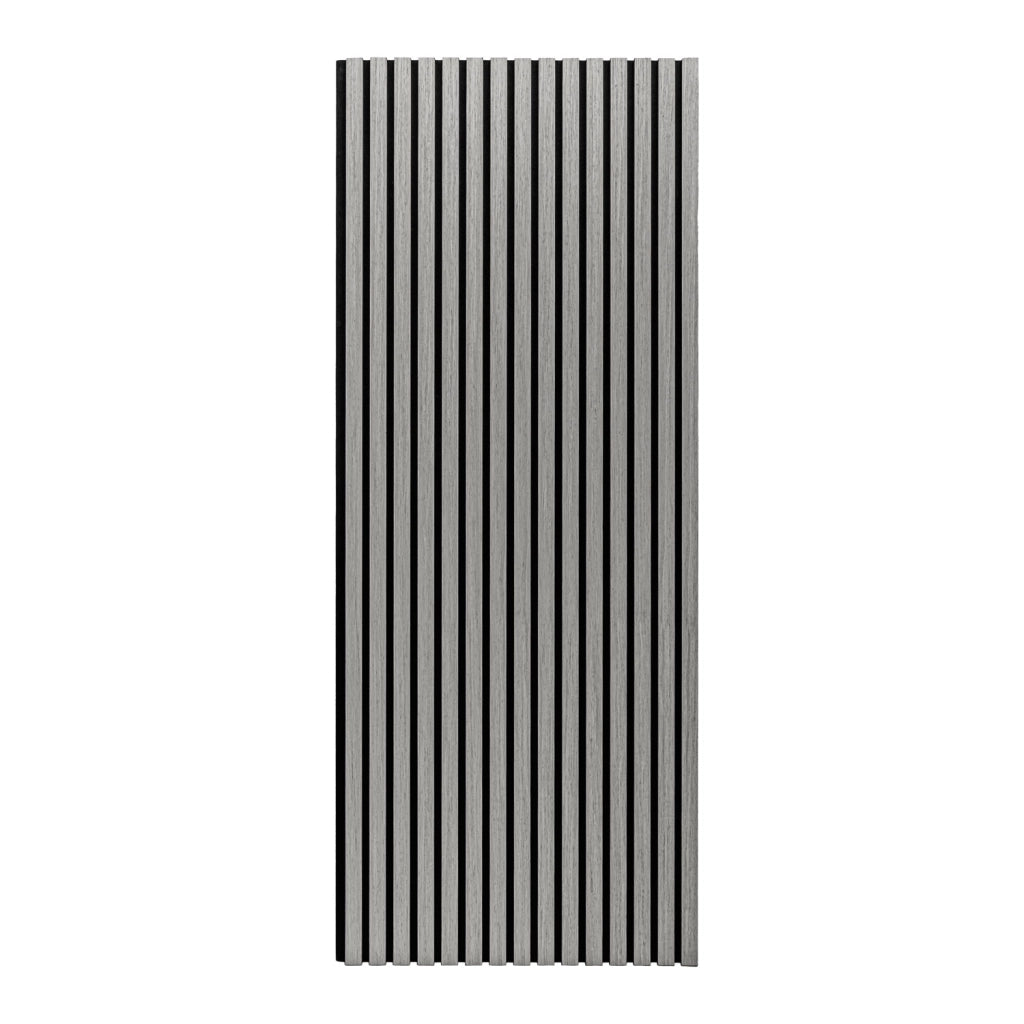 Beethoven - Set di 4 pannelli fonoassorbenti decorativi in legno 150x60 cm, grigio
