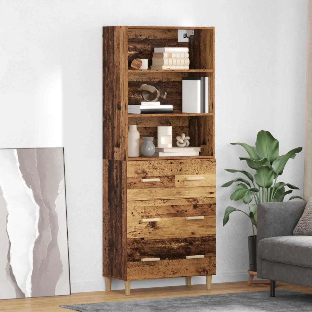Credenza Legno vecchio 69,5 x 32,5 x 180 cm Legno multistrato 3415807
