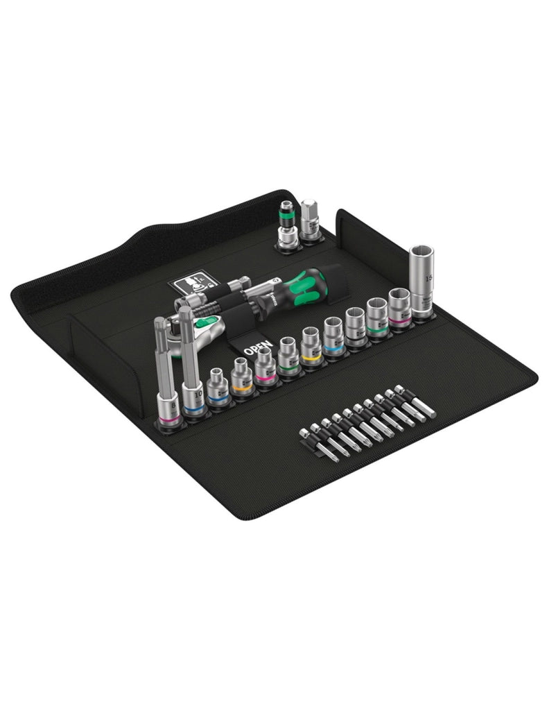 Set di bussole e inserti per avvitare 3/8" WERA Bicycle Set 7 (27 pezzi)