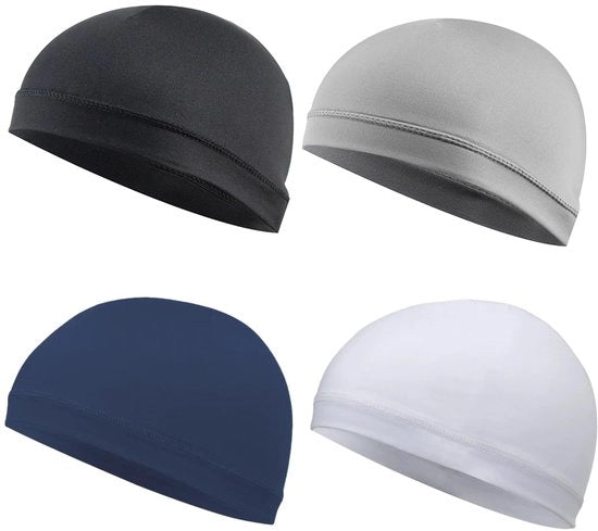Muffa per bicicletta Leggera - Cappello estivo - Respirante - Elastico - Set da 4 pezzi - Adatto per Signore/Donna - Cappello estivo