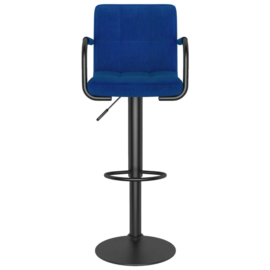 Sgabello da Bar Blu in Tessuto 334629