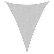 Vela Parasole | Telo Ombra | Vela da ombra Grigio Chiaro 3x4x4 m 100% Poliestere Oxford