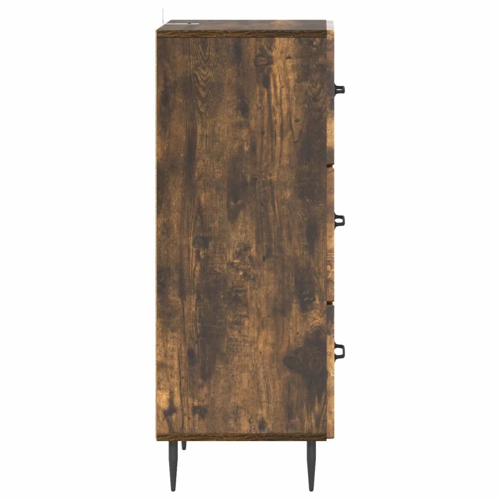 Mobile con Cassetti Rovere Fumo 33 x 34,5 x 89,5 cm 894850