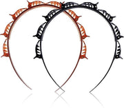 Accessori per capelli con 6 elastici per capelli per un taglio a due ciocche con clip e clip a torsione