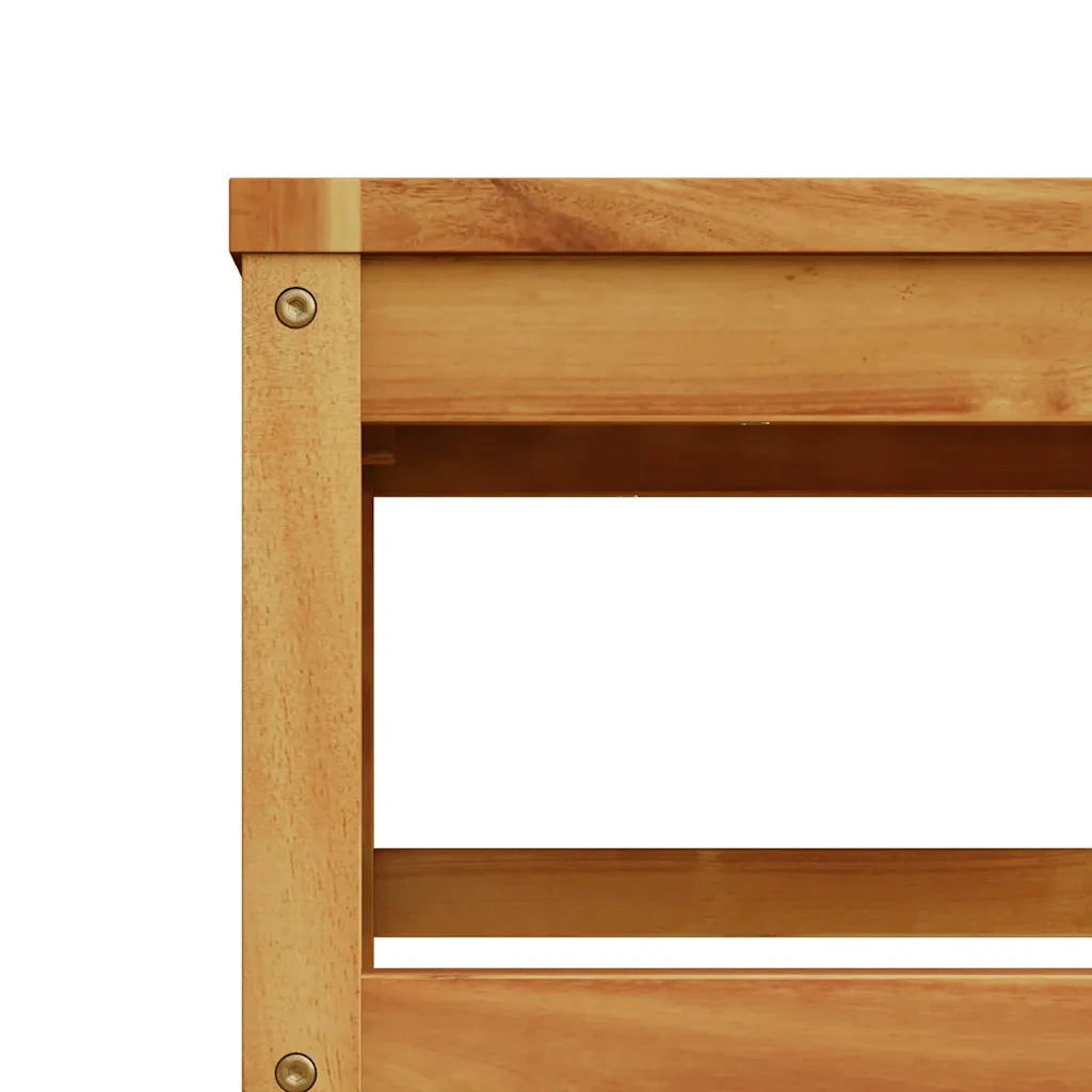 Set Salotto da Giardino 5 pz con Cuscini Legno Massello Acacia