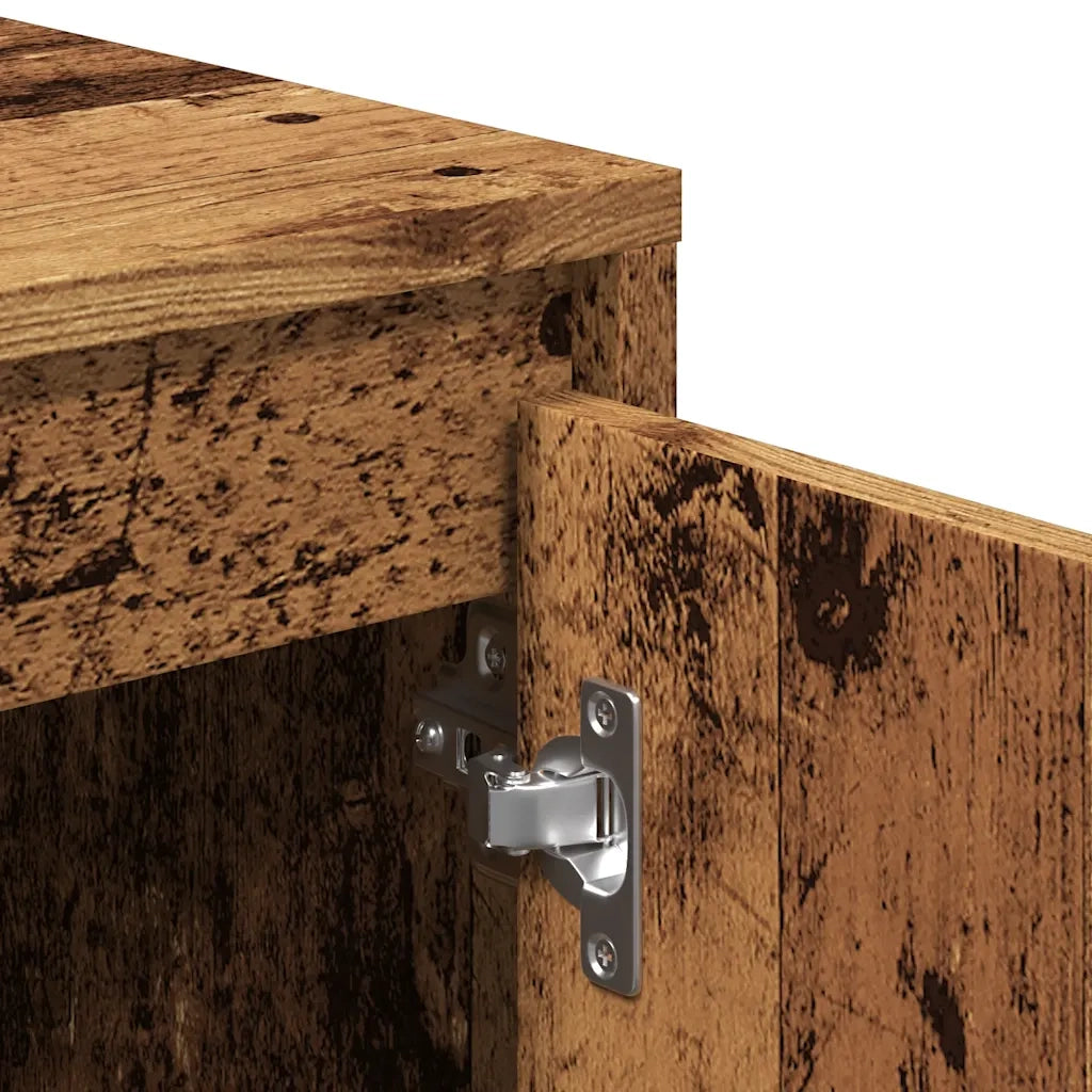 Mobile Porta TV Legno Antico 102x37,5x52,5 cm Legno Multistrato 856782