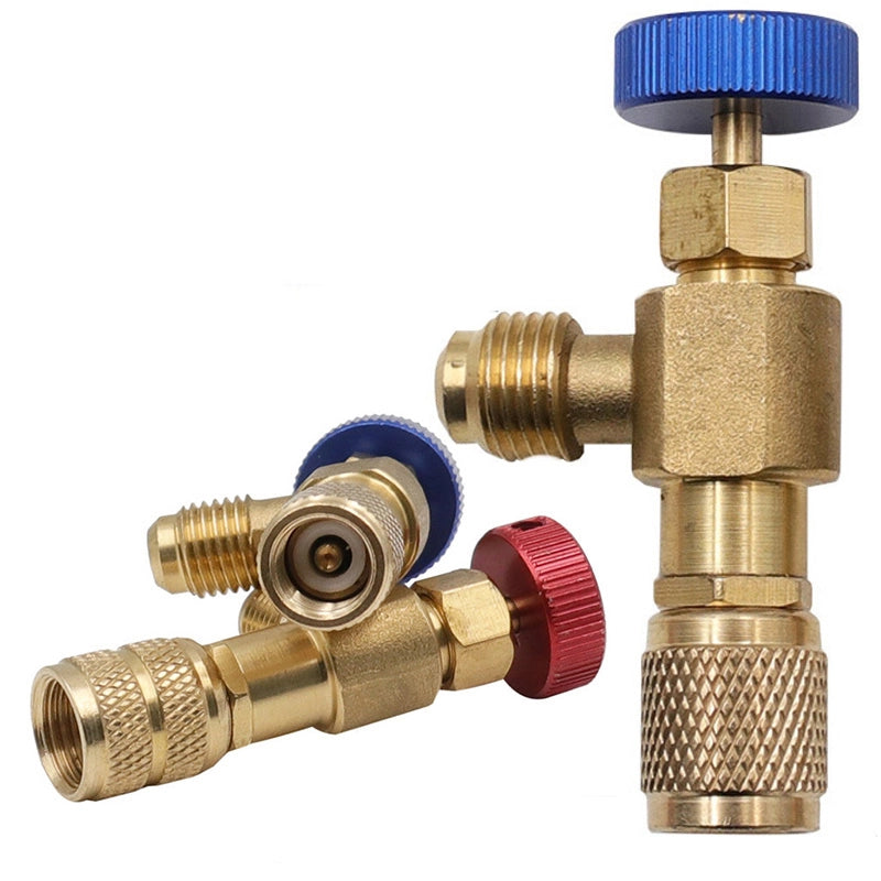 Valvola di Ricarica per Sistemi di Refrigerazione R22 – Alta Qualità, Filettatura 11mm, Colore Blu | Uso Professionale
