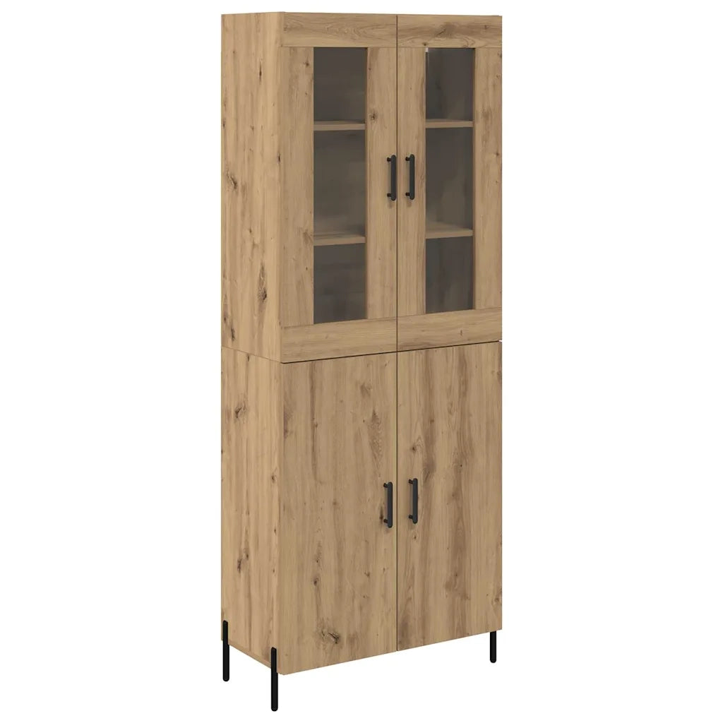 Credenza-Buffet-Armadio da cucina Rovere artigianale 69,5 x 34 x 180 cm 581933