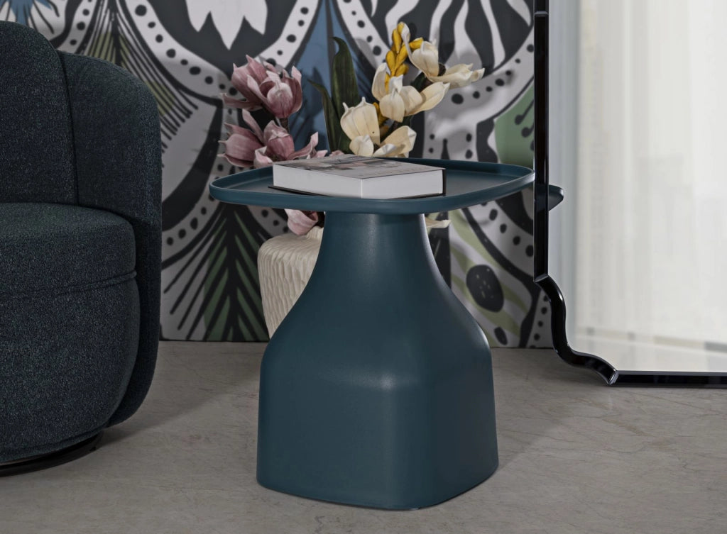 Tavolinetto Gea Blu 48x48x50 cm in Polipropilene Blu