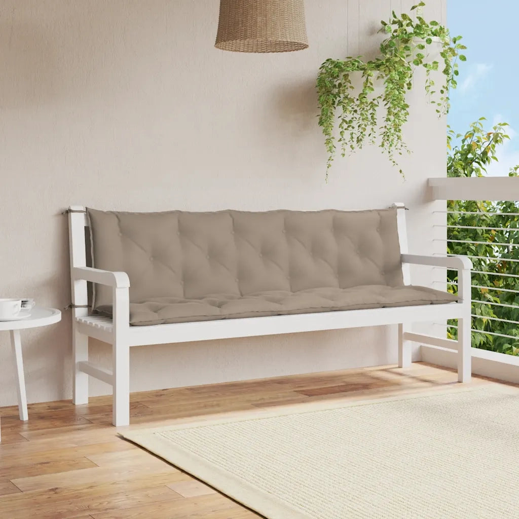 Cuscino per Panca Tortora 180x(50+50)x7 cm in Tessuto Oxford 315036