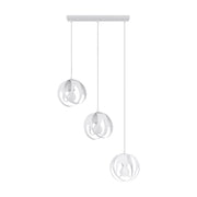 Lampada a sospensione TULOS 3L bianco