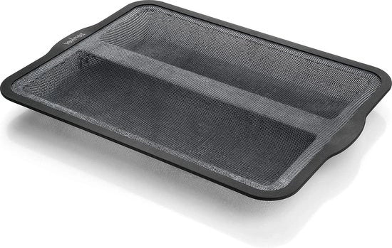 Forma per pane baguette da 36x26 cm, alta qualità, forma in silicone antiscorrosiva, nera