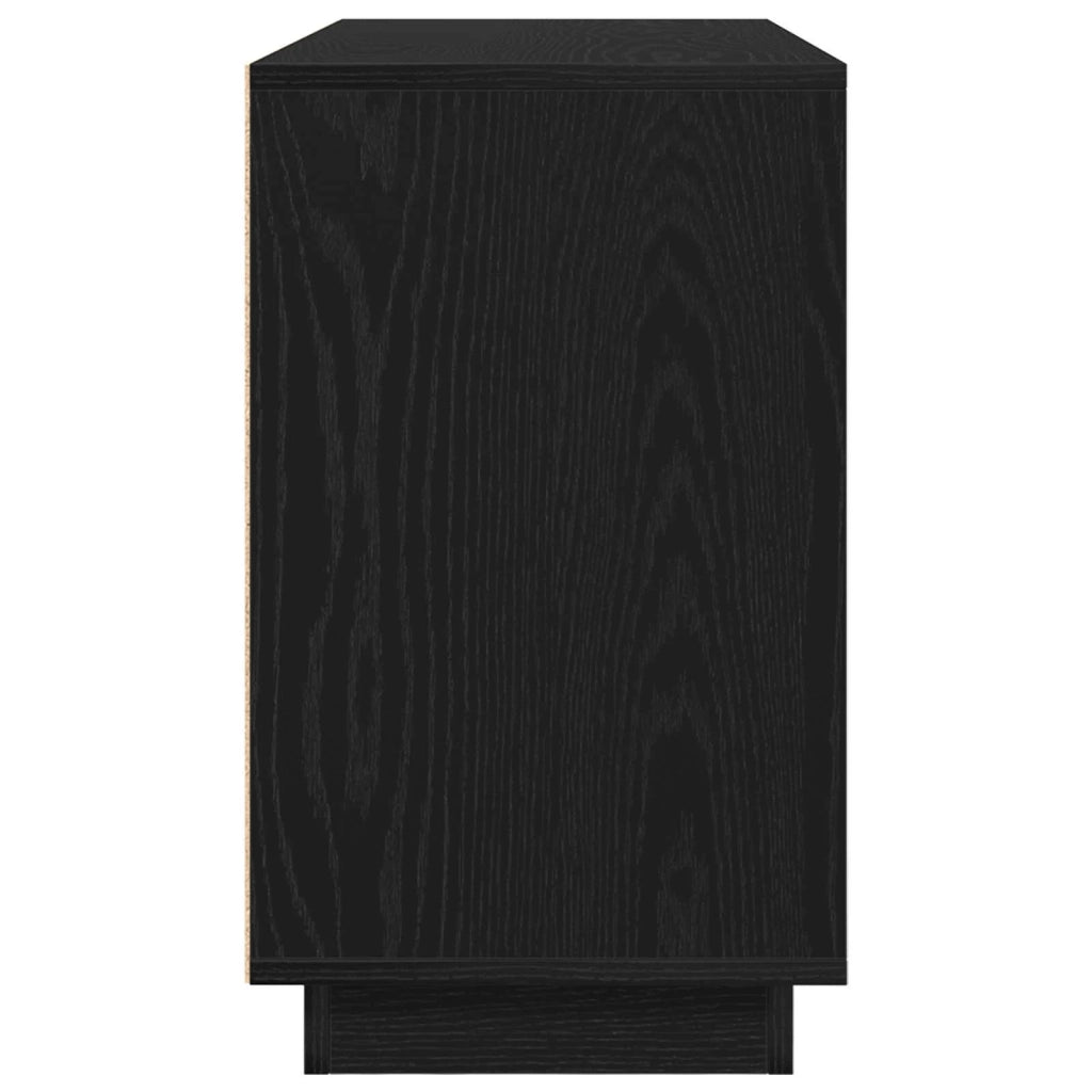 Credenza Rovere Nero 102 x 35 x 60 cm Legno multistrato 862815