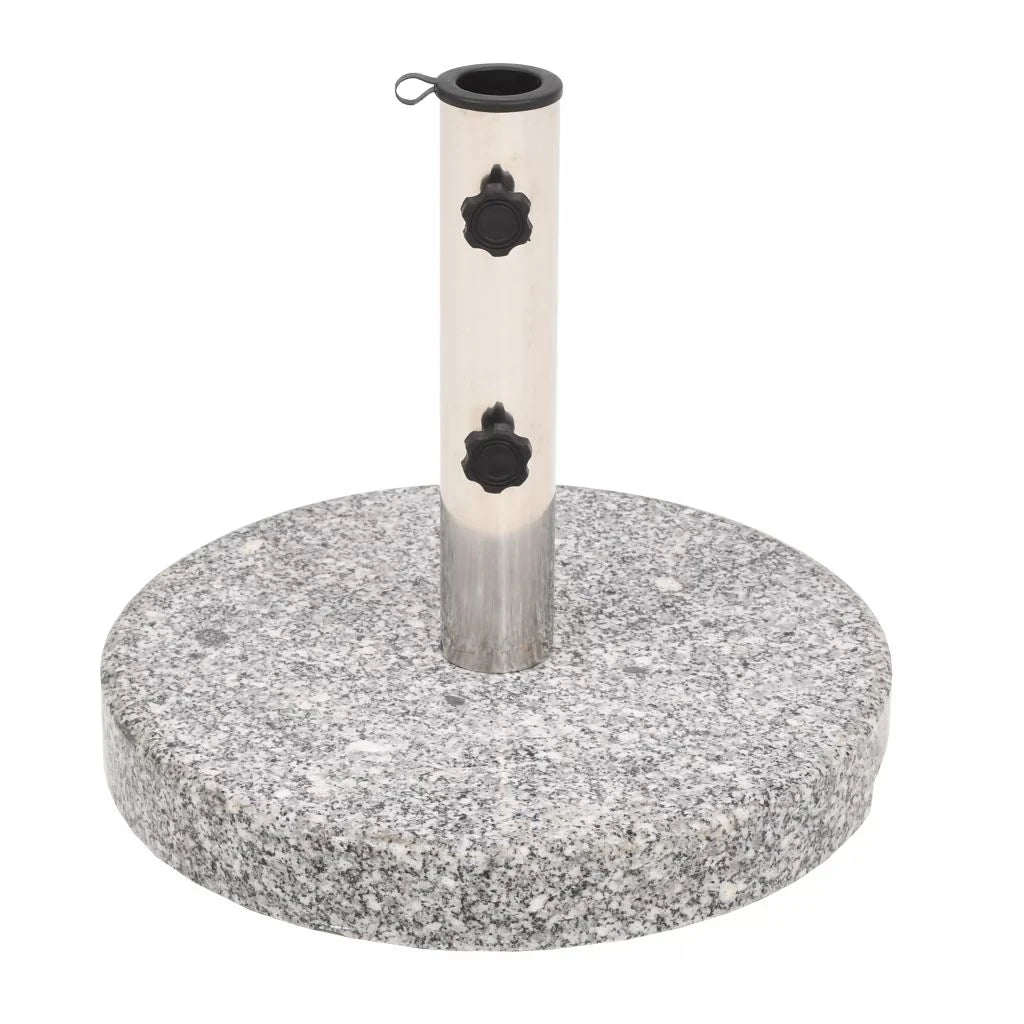 Base per ombrellone finitura granito tubo tondo in acciaio inox 22 kg 2202092