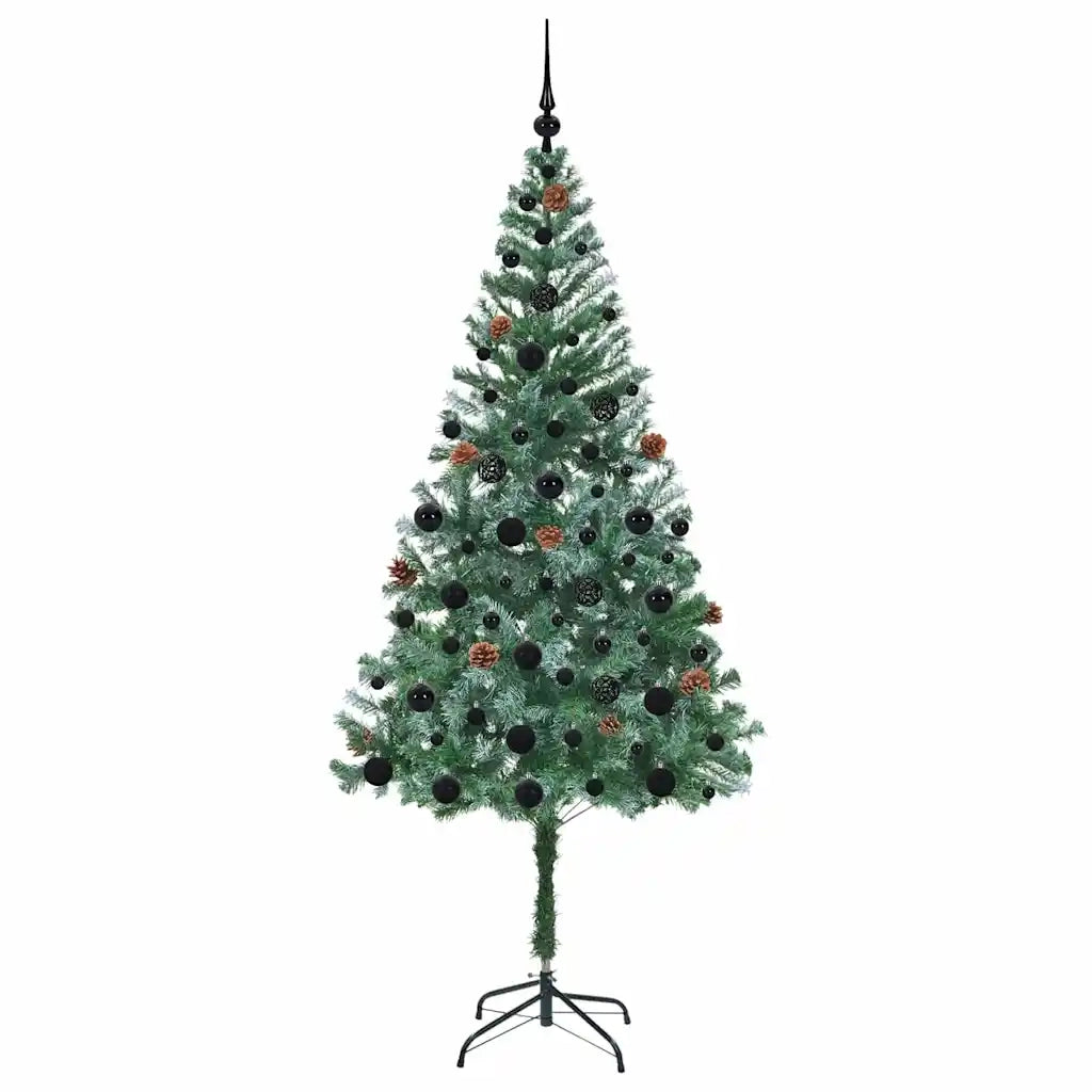 Albero di Natale | Decorazioni natalizie artificiale Verde 180 cm PVC e Acciaio