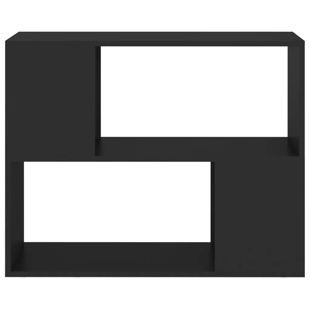 Mobile TV-Credenza per TV-Console TV Nero 80x24x63 cm in Truciolato
