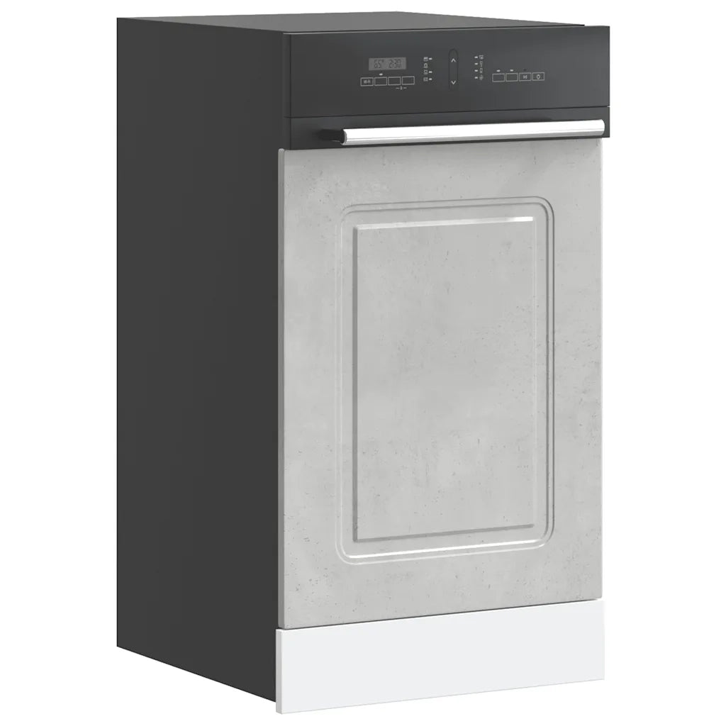 Pannello Lavastoviglie Kalmar Grigio Cemento 45x1,5x57 cm 853651