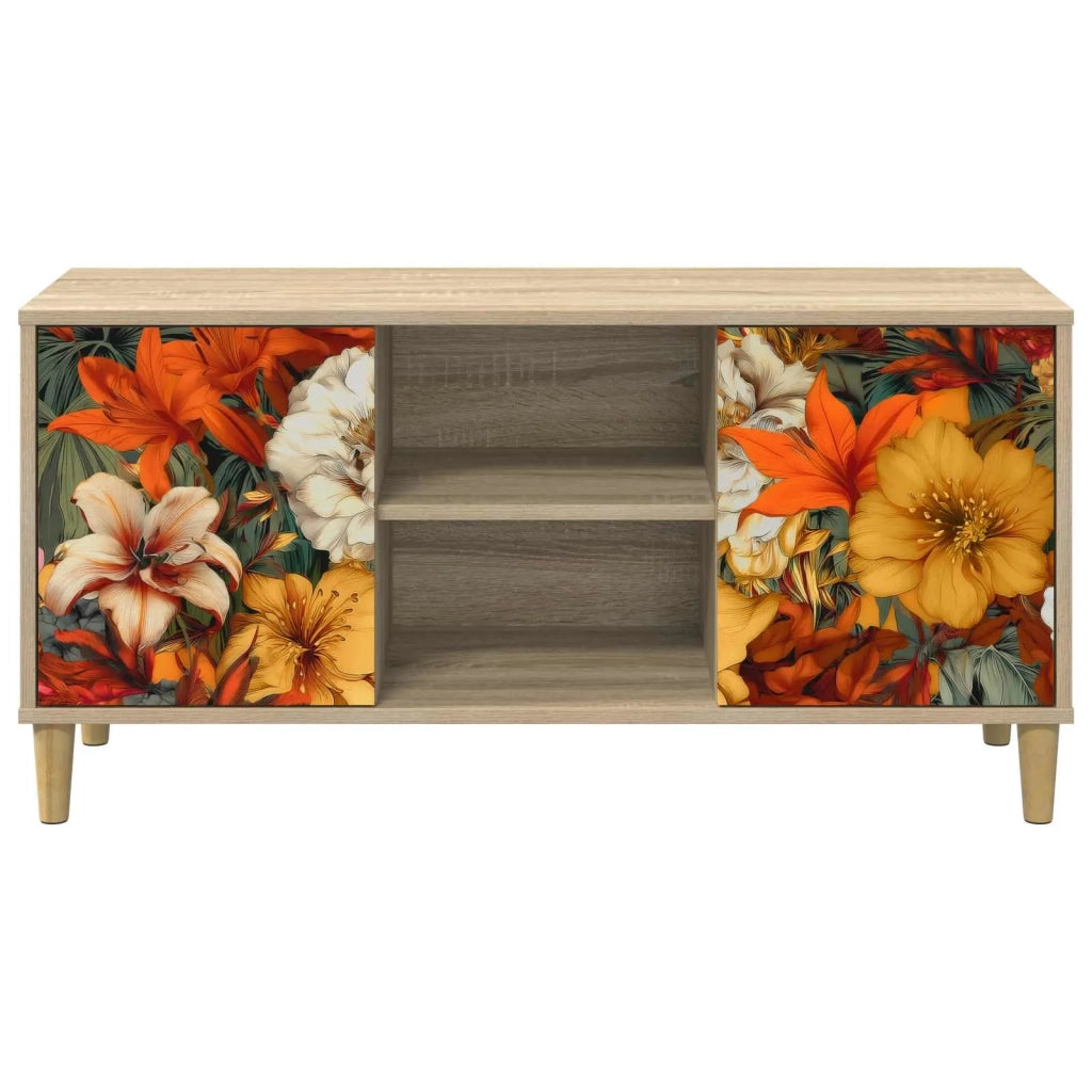 Mobile TV GENNEP 102 x 33 x 50 cm Sonoma Legno ingegnerizzato 8007035