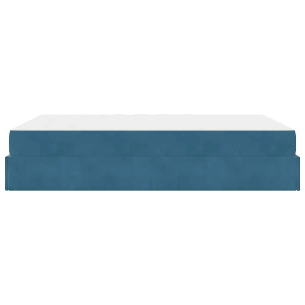 vidaXL Struttura del letto Blu 140 x 200 cm Velluto