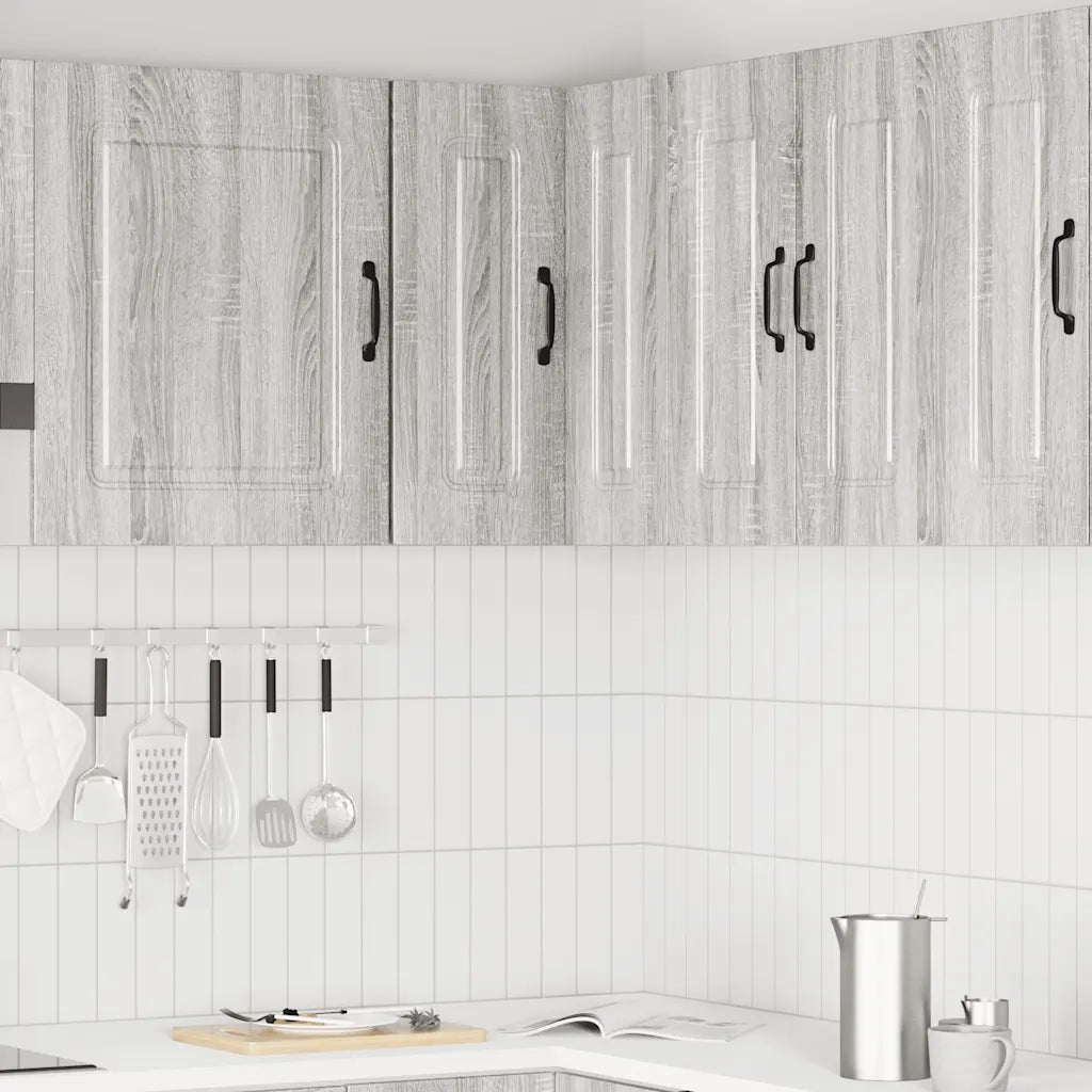 Pensile da Cucina ad Angolo Kalmar Grigio Sonoma in Truciolato 853623