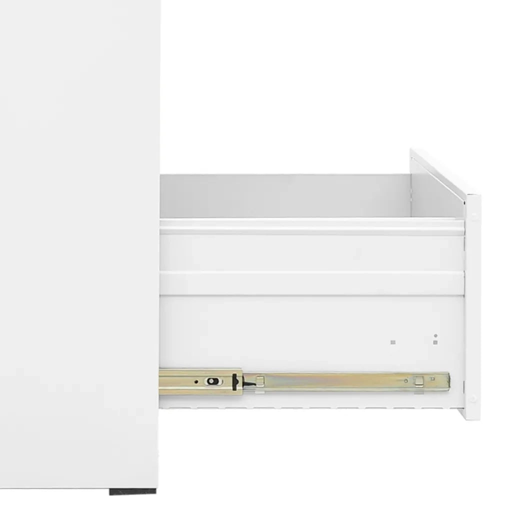 Armadio Classificatore Bianco 46x62x133 cm in Acciaio cod mxl 76409