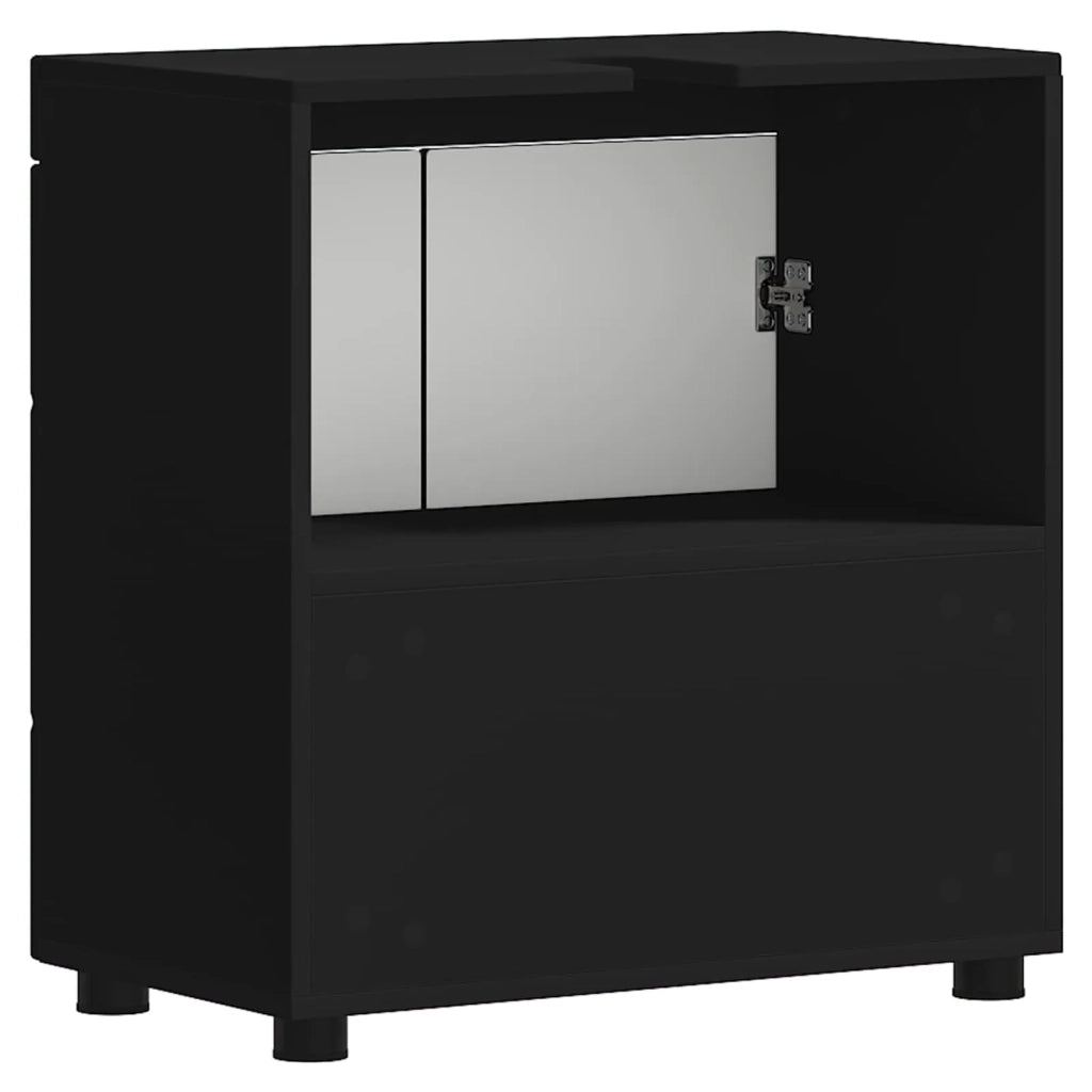 Set di Armadi da Bagno TULUM Nero 60 x 34 x 63 cm