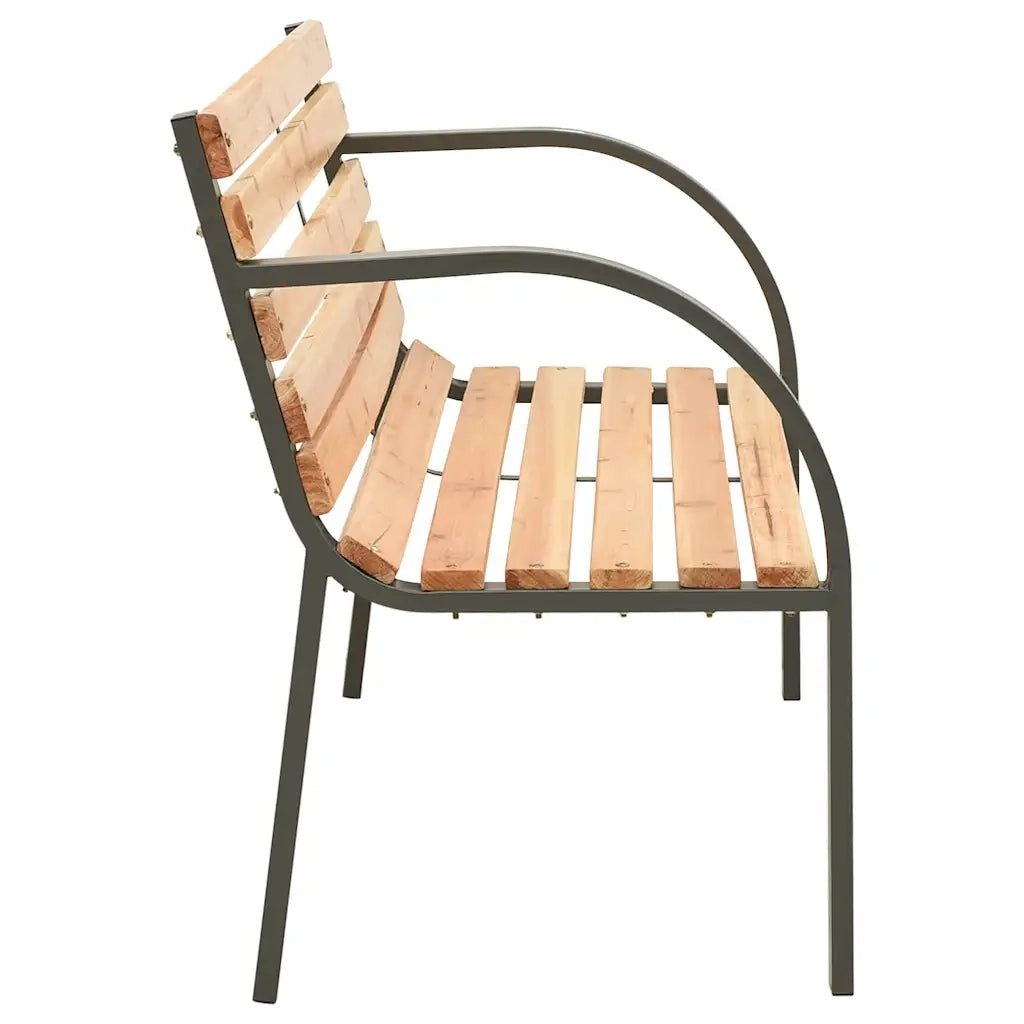 Panca da Giardino Doppia 81 cm in Legno di Abete Cinese 317119